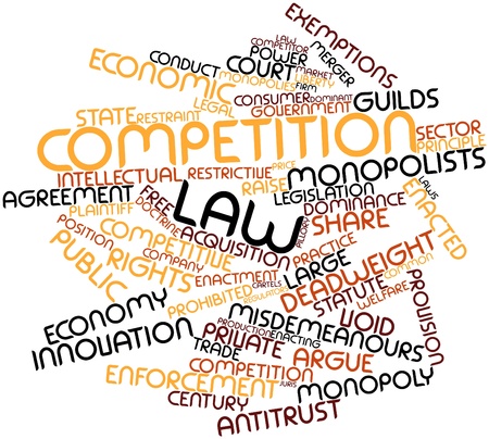15997902 – abstract word cloud for competition law with related tags and terms