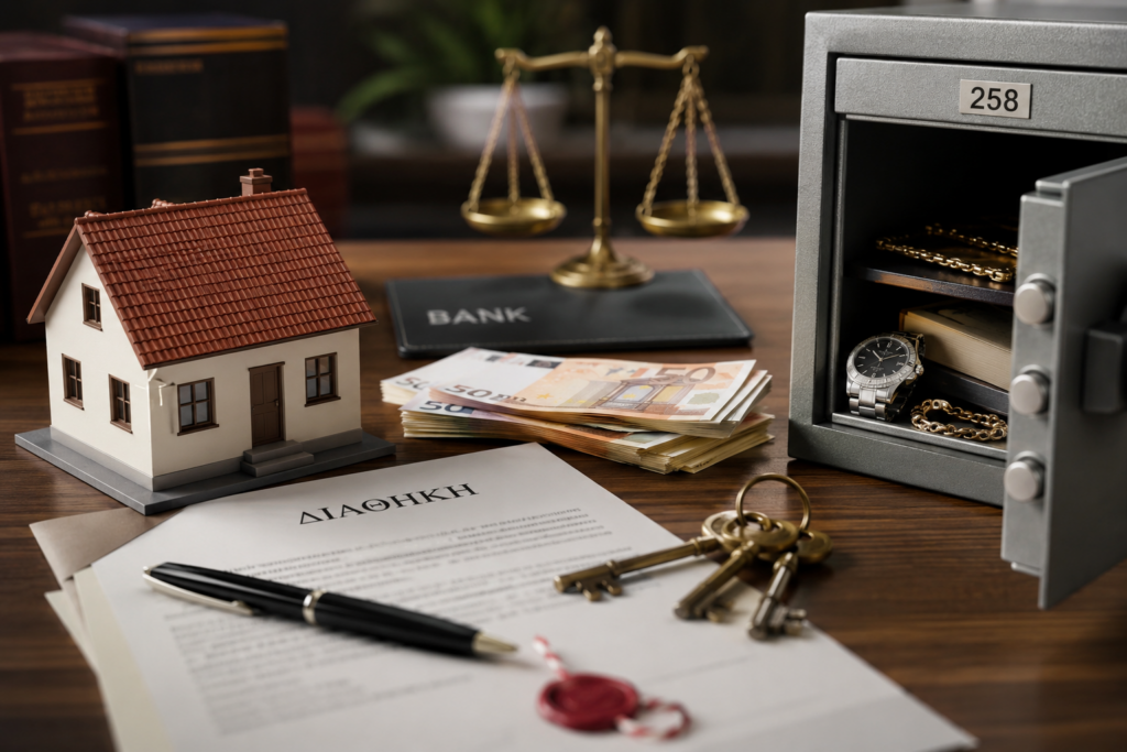 Greek Inheritance Law 2026: Complete Guide to the New Inheritance Law in Greece. Contact Economou & Economou law office in Athens Greece 26 Asklipiou Str 10679. The best inheritance lawyers in Greece. Tel:(+30)2103603824 email: econlaw@live.com
